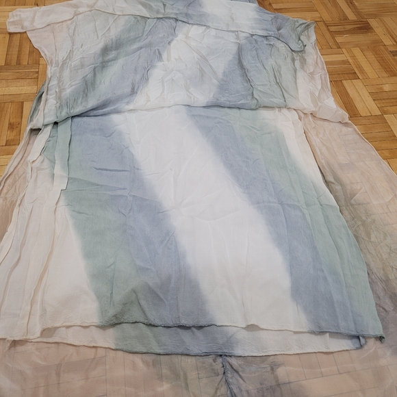 M Made in Italy Tie dye Maxi Silk Dress - Picture 6 of 12